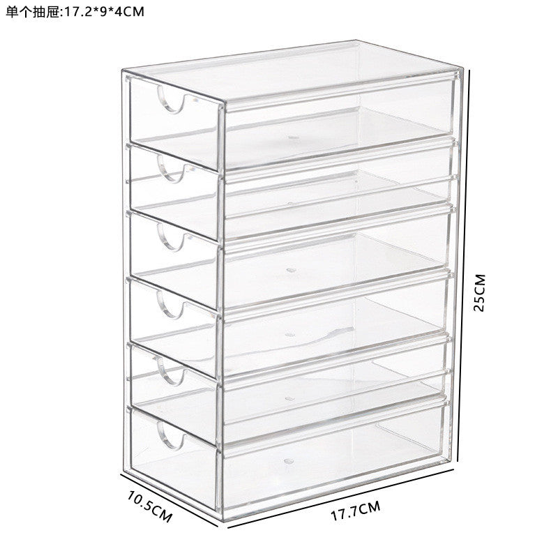 Shopclassyshop Desktop Multi-layer Stackable Coffee and Tea Bag organizer Drawer-type Dust-proof storage box