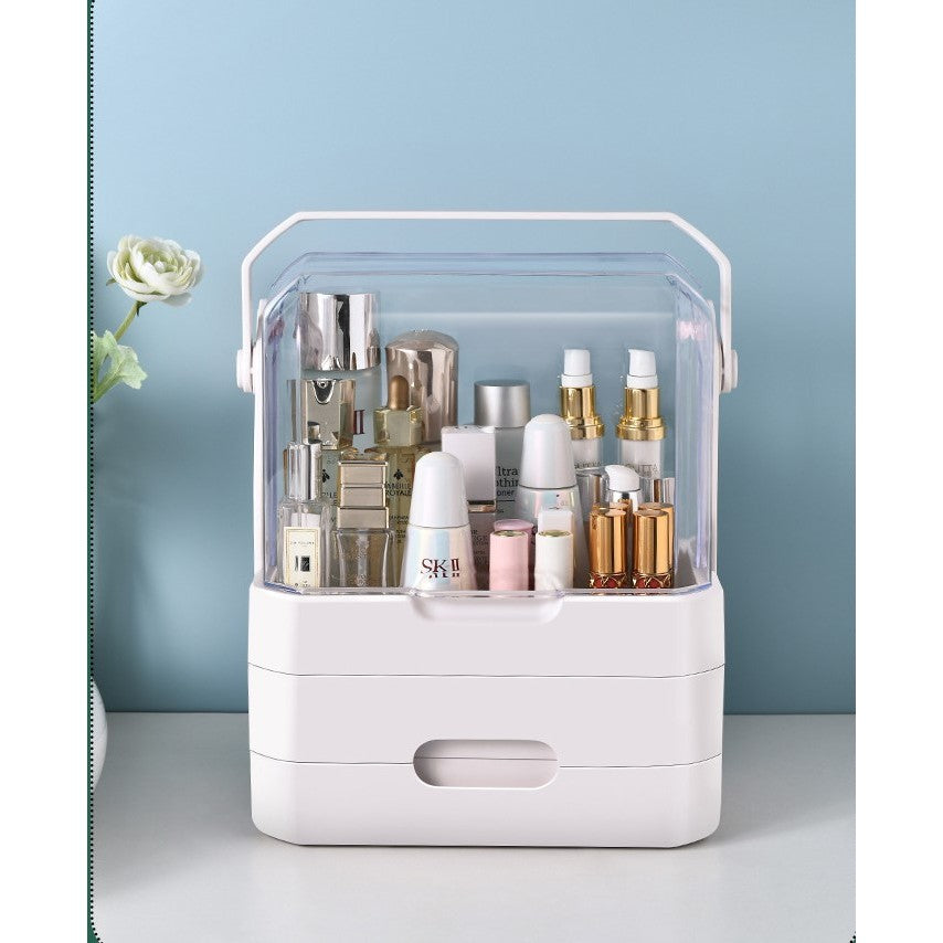 Shopclassyshop Acrylic Transparent Organizer Drawer-type skin care product hand Backet high-grade cosmetics storage box