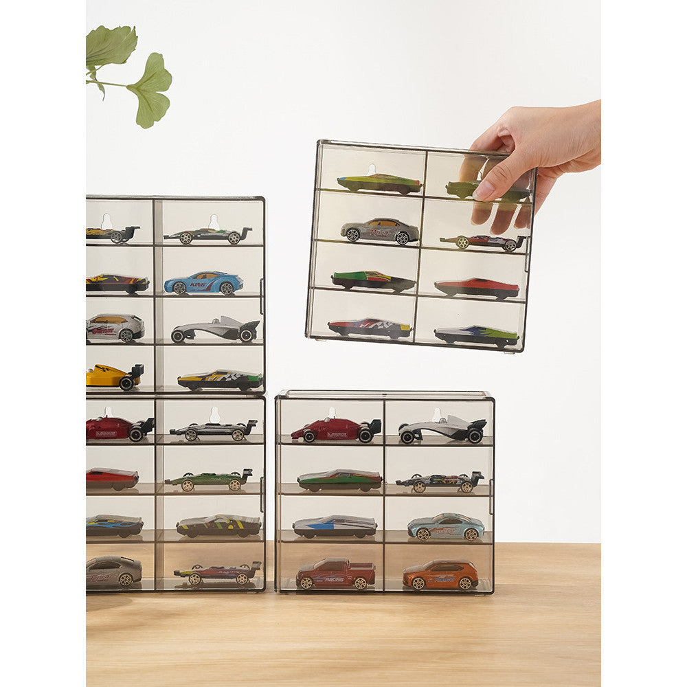 Shopclassyshop SG GTR Car Diecast display acrylic box fits 8 car for hotwheels & tomica 1:64