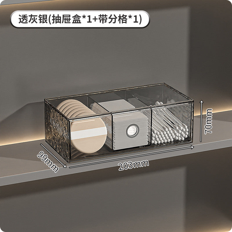 Shopclassyhsop Bathroom mirror cabinet organizer storage box bathroom vanity counter cosmetics shelf