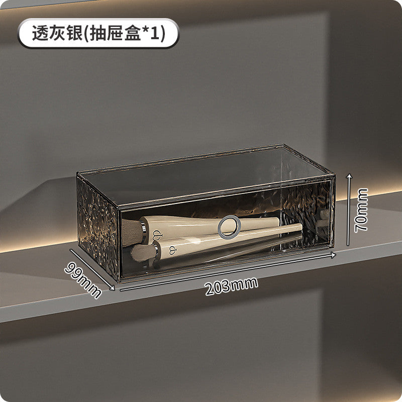 Shopclassyhsop Bathroom mirror cabinet organizer storage box bathroom vanity counter cosmetics shelf