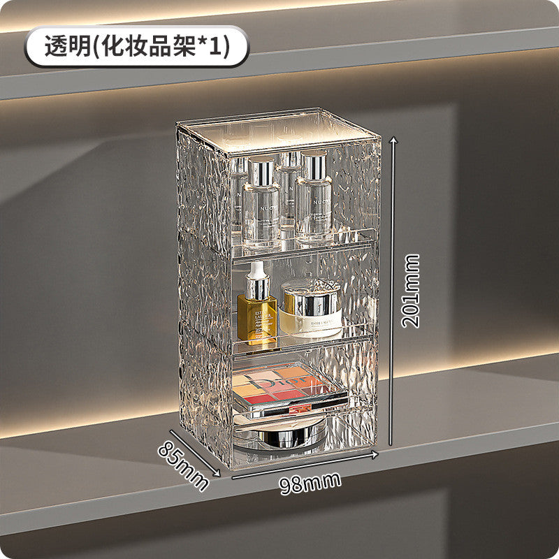 Shopclassyhsop Bathroom mirror cabinet organizer storage box bathroom vanity counter cosmetics shelf