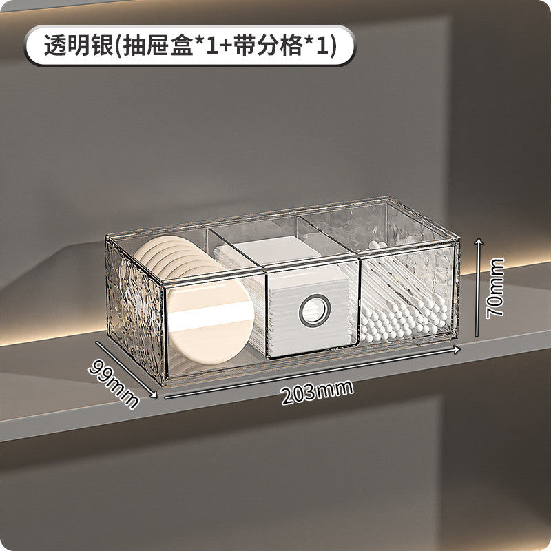 Shopclassyhsop Bathroom mirror cabinet organizer storage box bathroom vanity counter cosmetics shelf