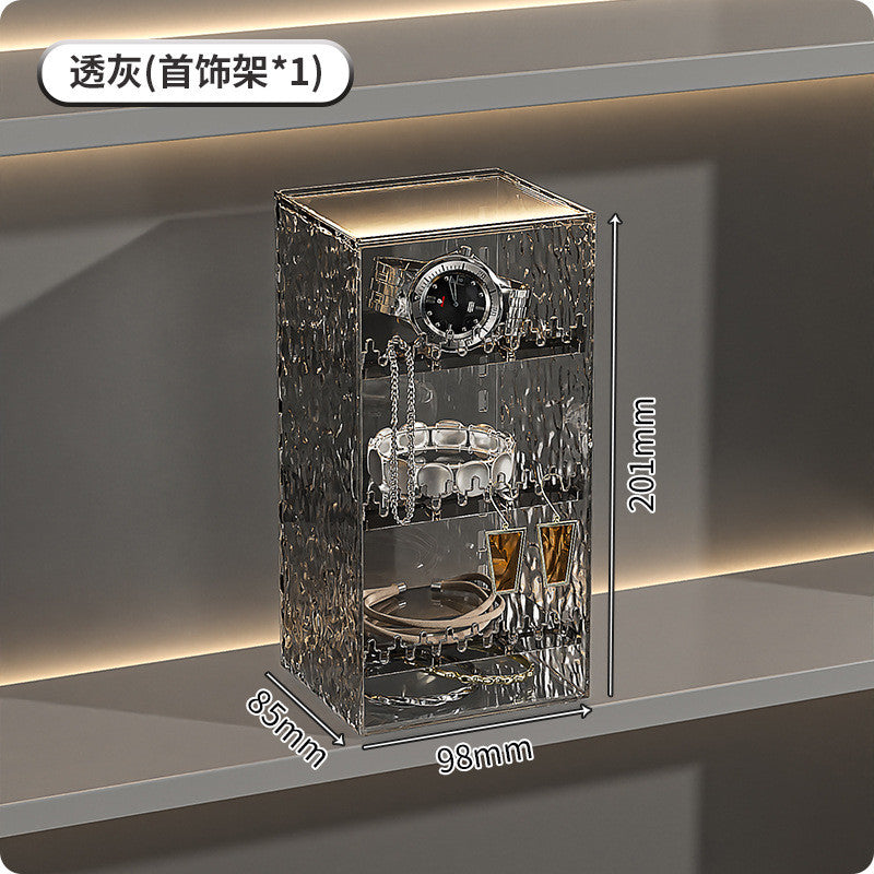 Shopclassyhsop Bathroom mirror cabinet organizer storage box bathroom vanity counter cosmetics shelf