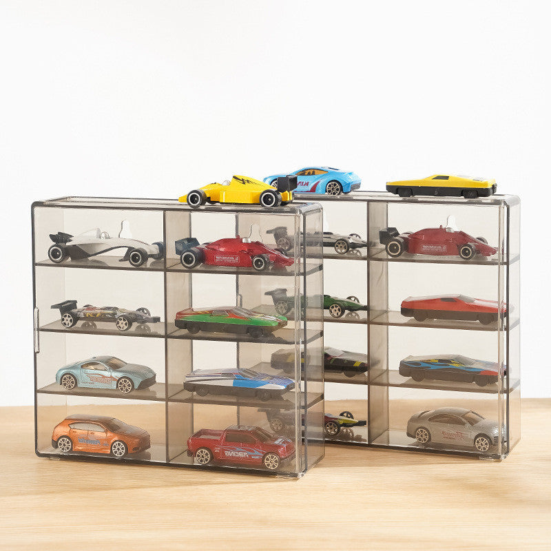 Shopclassyshop SG GTR Car Diecast display acrylic box fits 8 car for hotwheels & tomica 1:64