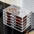Shopclassyshop Dust-proof bracelets Organizer storage bracelet box beads Bodhi beads transparent multi-layer display box