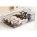 Shoclassyhshop transparent Drawer Model Stackable makeup box lipstick mask skincare products dressing table organizer