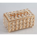 Shopclassyshop Home High-end exquisite metal crystal tissue holder