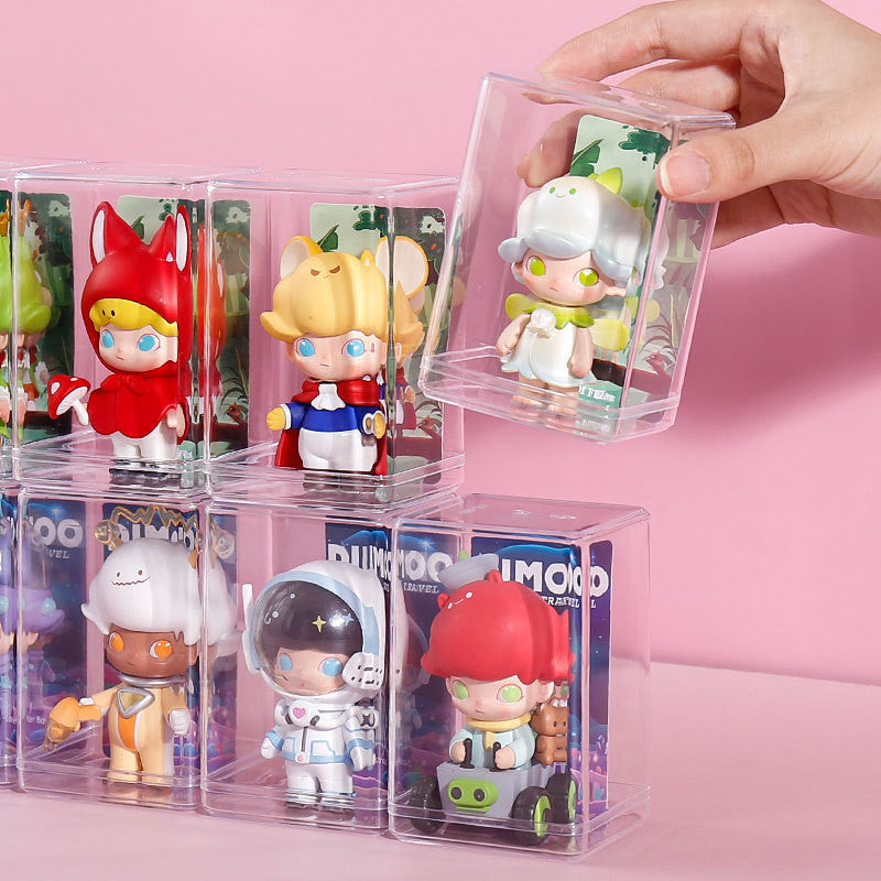Shopclassyshop Acrylic Transparent display box fits jasmine Molly doll, figure blind box stackable Pop mart