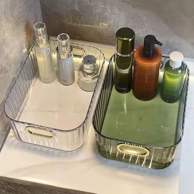 Shopclassyshop cosmetics face mask skin care organizer products sundries acrylic dorm office storage basket