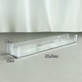 ShopClassyShop display transparent acrylic wall-mounted storage rack figure Toy wall display strip plastic figurine