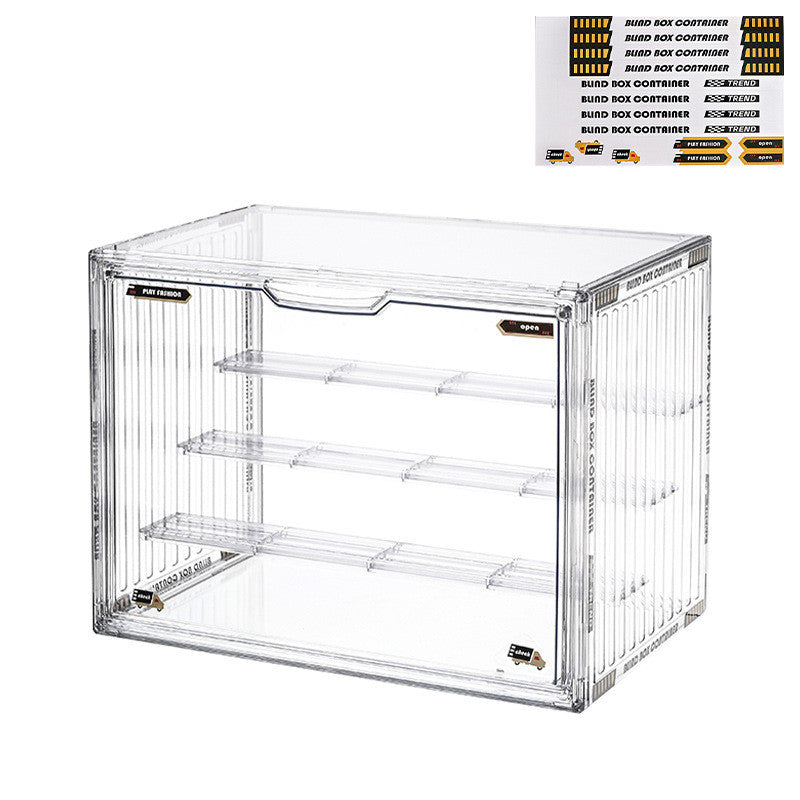 Shopclassy Blind box display storage figure large-capacity transparent acrylic container bubble mart display box cabinet