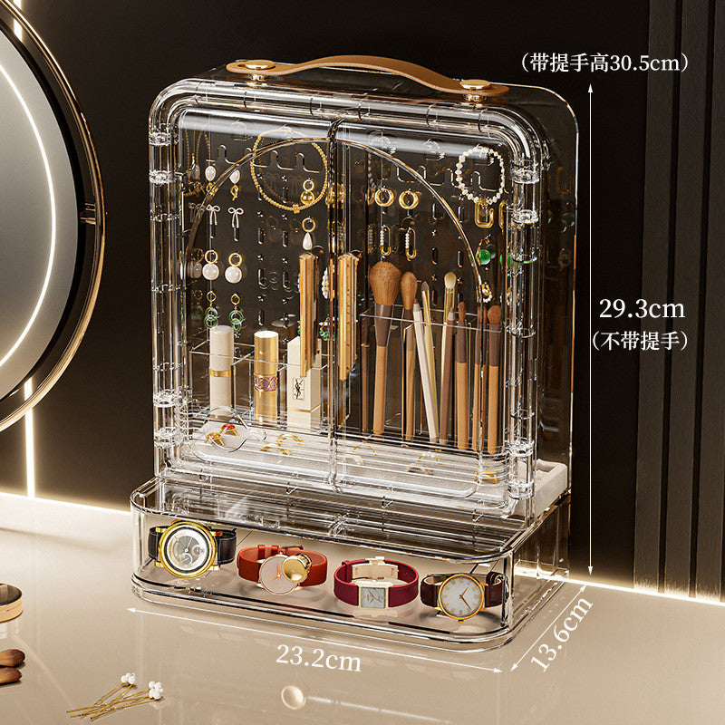 Shopclassyshop Home Portable jewelry organizer display box with large capacity for watches earrings earings rings