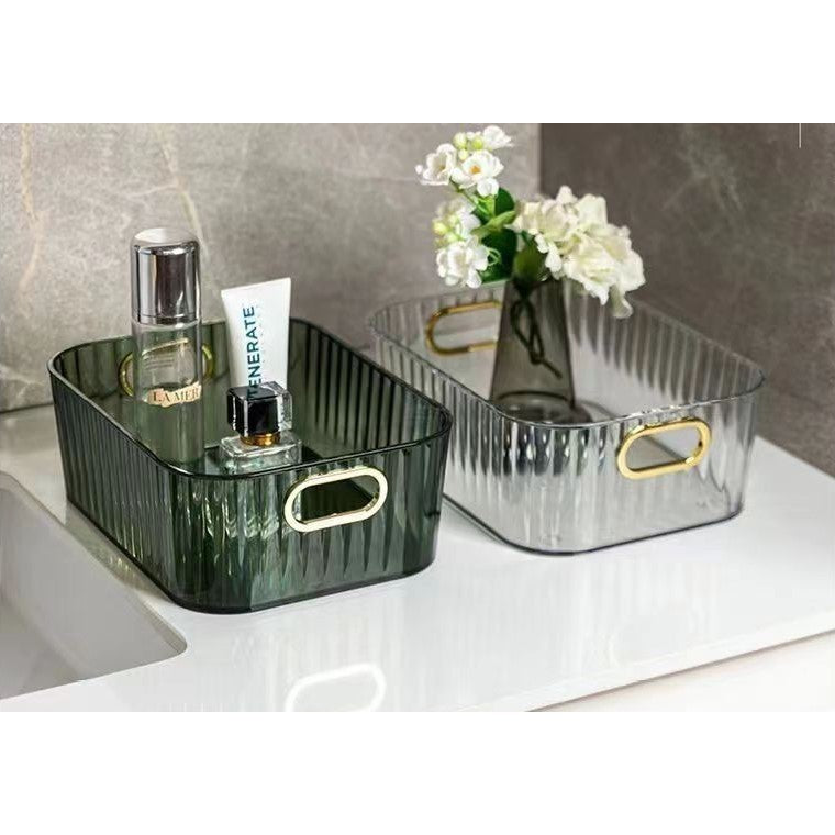 Shopclassyshop cosmetics face mask skin care organizer products sundries acrylic dorm office storage basket