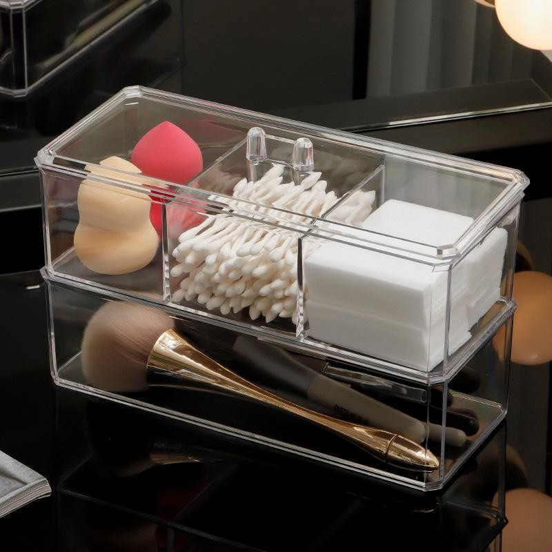 Shopclassyshop Desk organizer set eye shadow brush stackable storage box complete set of makeup brushes organizer