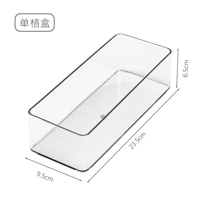 Shopclassy Acrylic Home Organizer storage box tabletop tea bag storage sorting box compartment multi-functional box