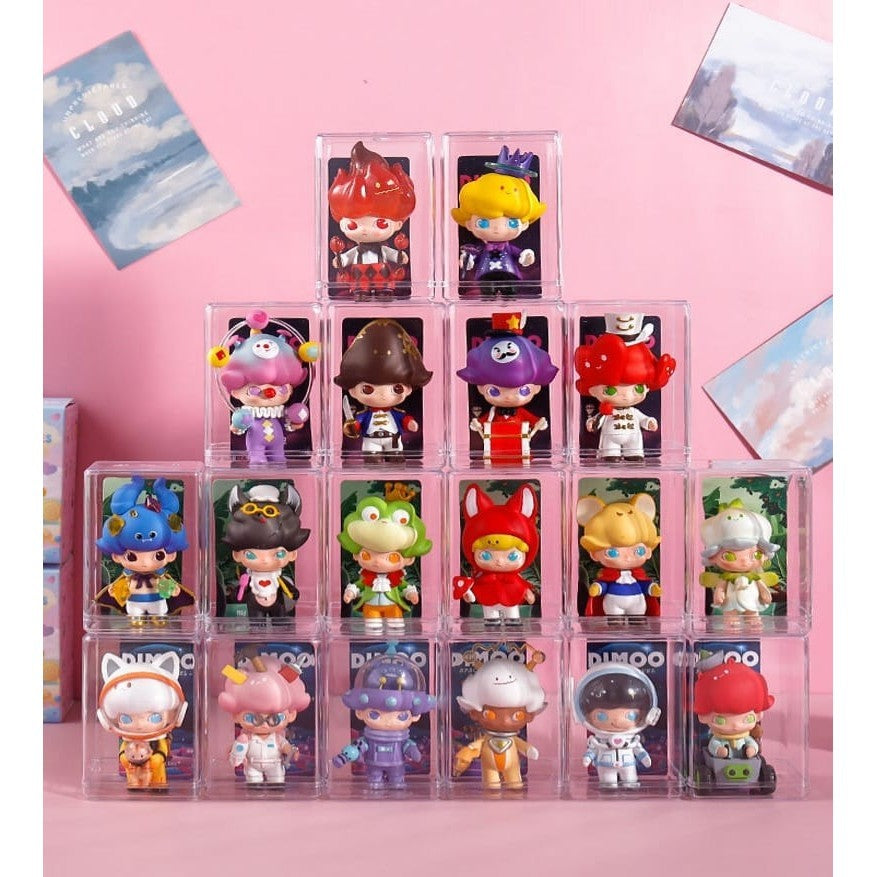 Shopclassyshop Acrylic Transparent display box fits jasmine Molly doll, figure blind box stackable Pop mart