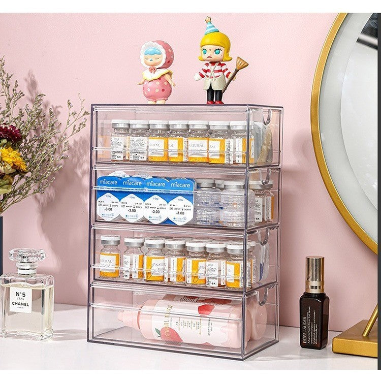 Shopclassy Organizer Storage disposable Contact Lenses/glasses box multi-layer drawer acrylic sunglasses