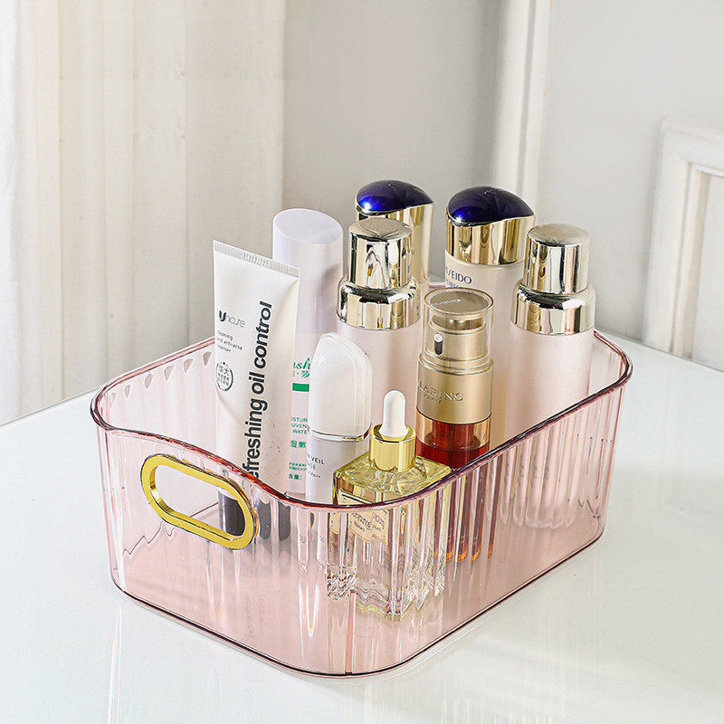 Shopclassyshop cosmetics face mask skin care organizer products sundries acrylic dorm office storage basket