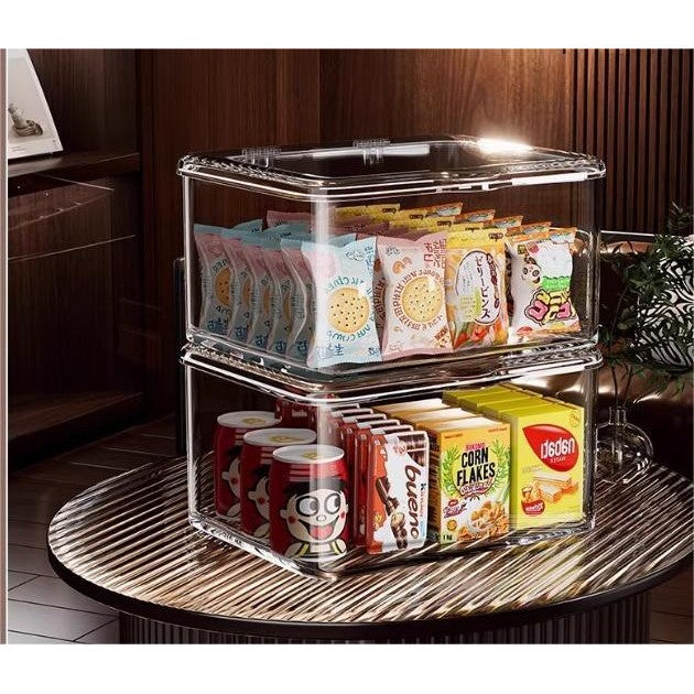 Shopclassyshop Acrylic desktop cosmetic storage box skincare mask lipstick perfume storage Snack organizer