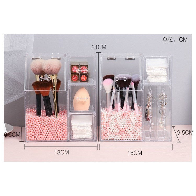 Shopclassyshop Acrylic transparent Holder for Makeup Brush, eyebrow pencil, storage multipurpose