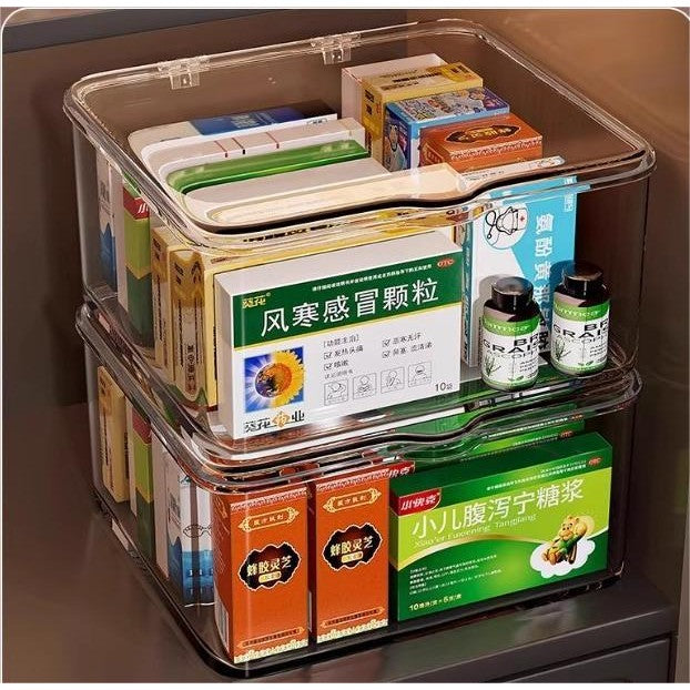 Shopclassyshop Acrylic desktop cosmetic storage box skincare mask lipstick perfume storage Snack organizer