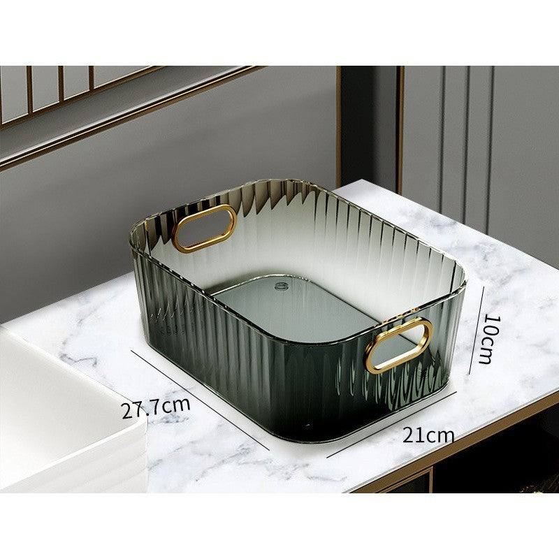 Shopclassyshop cosmetics face mask skin care organizer products sundries acrylic dorm office storage basket