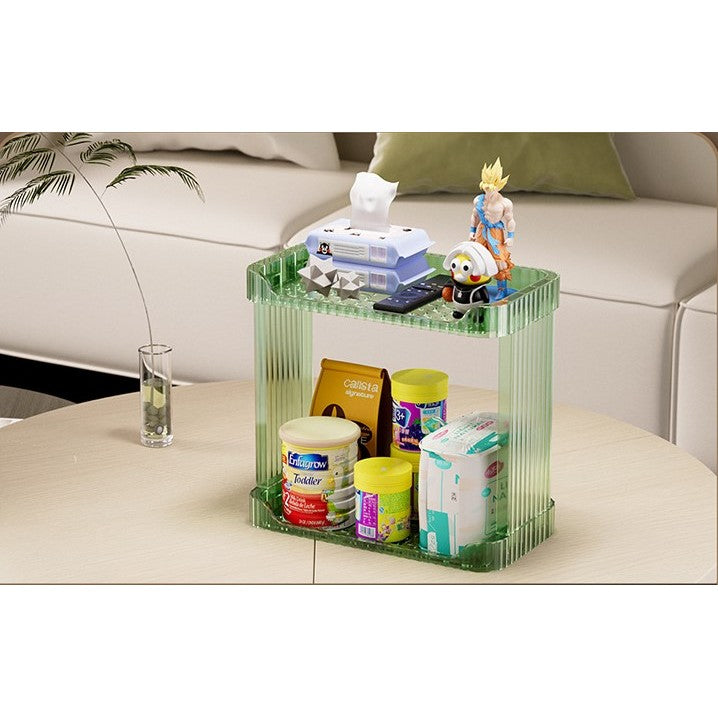 Shopclassyshop Acrylic Skin Care Products Organizer box double-layer desktop Bathroom washstand cosmetics storage box