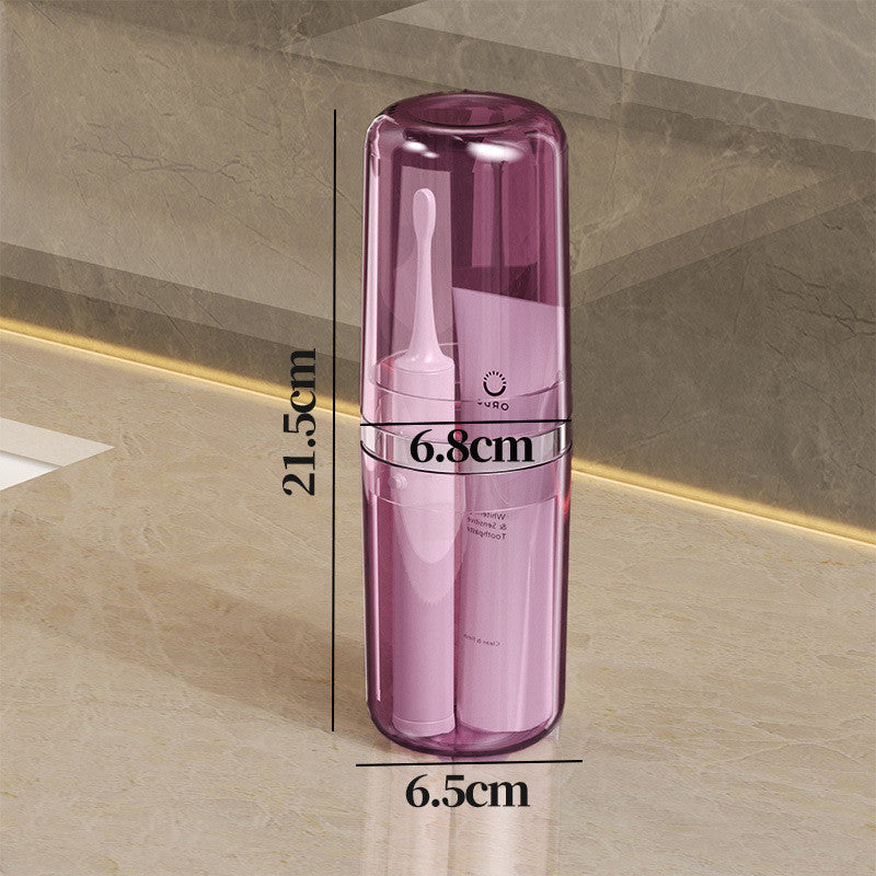 Shopclassyshop Travel Toiletries Organizer storage cups kit portable toothbrush storage couples 3 in 1p