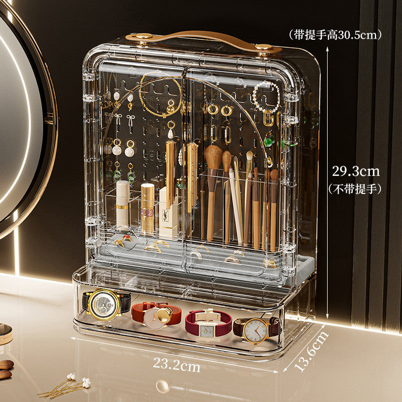 Shopclassyshop Home Portable jewelry organizer display box with large capacity for watches earrings earings rings
