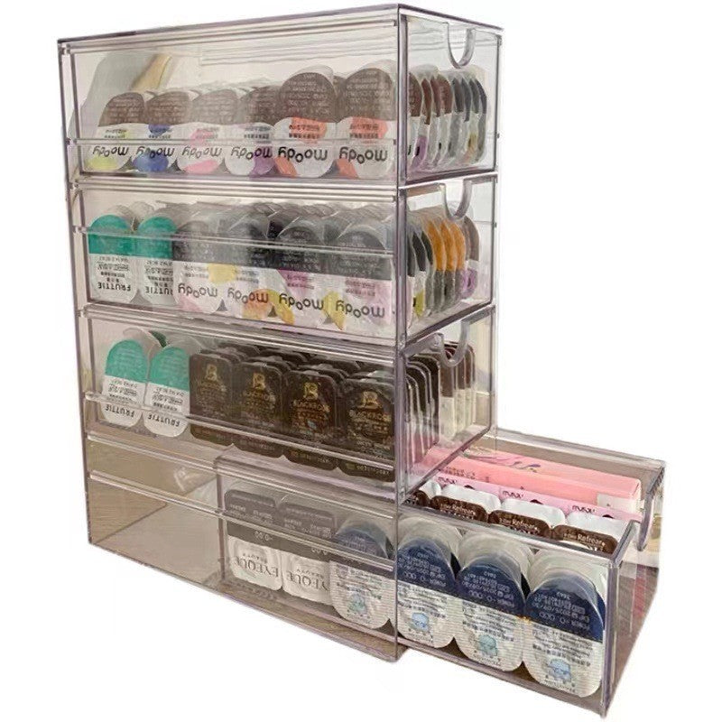 Shopclassy Organizer Storage disposable Contact Lenses/glasses box multi-layer drawer acrylic sunglasses