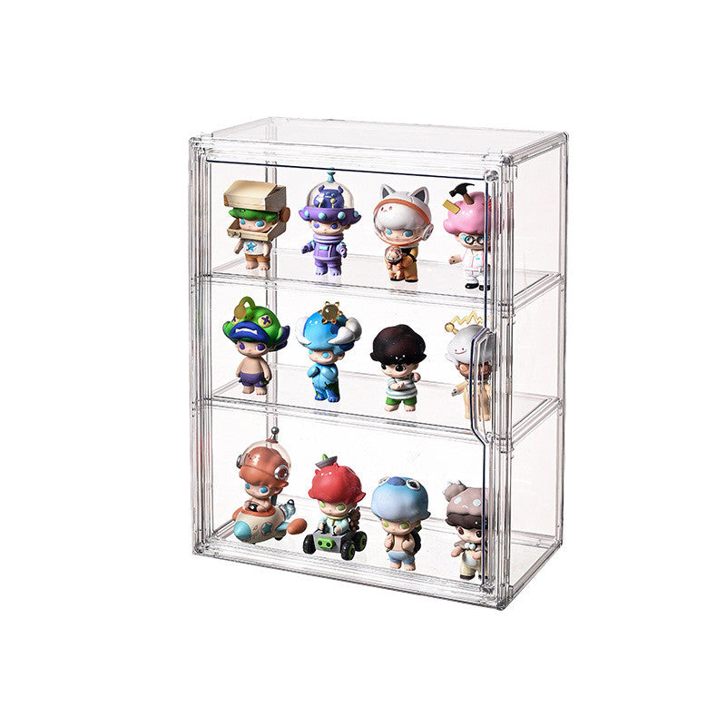 ShopClassy Bubble Mart blind box Organizer display storage box wall-mounted dustproof acrylic figure display box