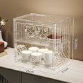 Shopclassyshop Teacups coffee cup wine cups water mug moisture-proof drop-proof and insect-proof Organizer storage boxes