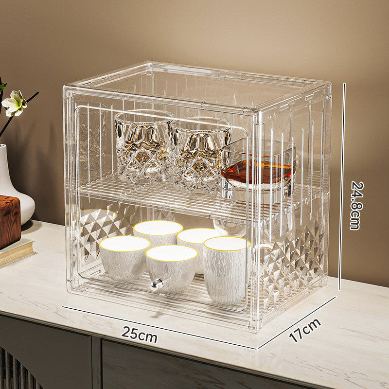 Shopclassyshop Teacups coffee cup wine cups water mug moisture-proof drop-proof and insect-proof Organizer storage boxes
