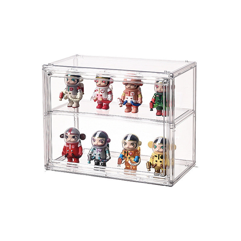 ShopClassy Bubble Mart blind box Organizer display storage box wall-mounted dustproof acrylic figure display box