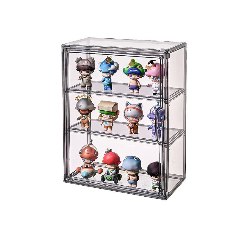ShopClassy Bubble Mart blind box Organizer display storage box wall-mounted dustproof acrylic figure display box