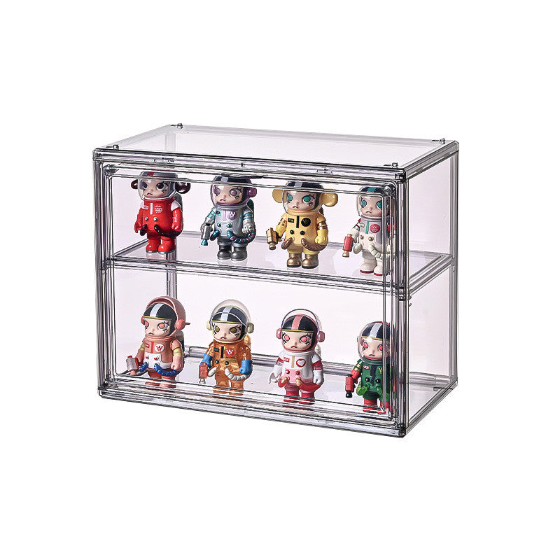 ShopClassy Bubble Mart blind box Organizer display storage box wall-mounted dustproof acrylic figure display box