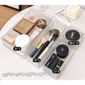 Shopclassyshop Household Drawer Built-in Cosmetics Storage Box Drawer Divider desk stationery Skincare Organizer Storage