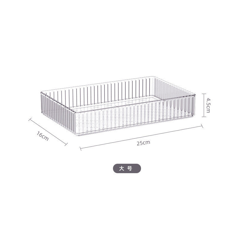 Shopclassyshop Household Drawer Built-in Cosmetics Storage Box Drawer Divider desk stationery Skincare Organizer Storage