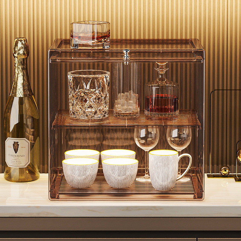 Shopclassyshop Teacups coffee cup wine cups water mug moisture-proof drop-proof and insect-proof Organizer storage boxes