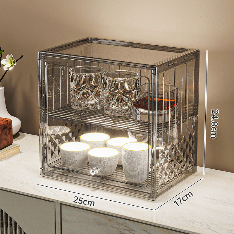 Shopclassyshop Teacups coffee cup wine cups water mug moisture-proof drop-proof and insect-proof Organizer storage boxes