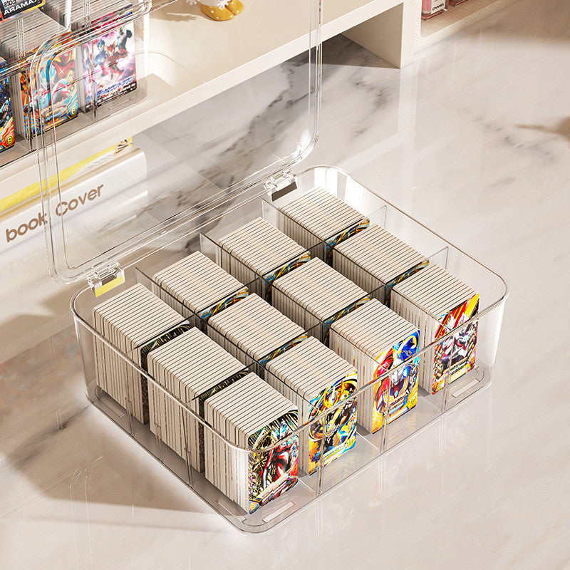 Shopclassy Transparent Desktop Dresser panty Bra Case Skincare Product Tea bags coffee variety Organizer Storage box