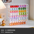 Shopclassyshop Cute pop bean mini doll organizer storage box blind box figure stand multi-layer rotating display shelf