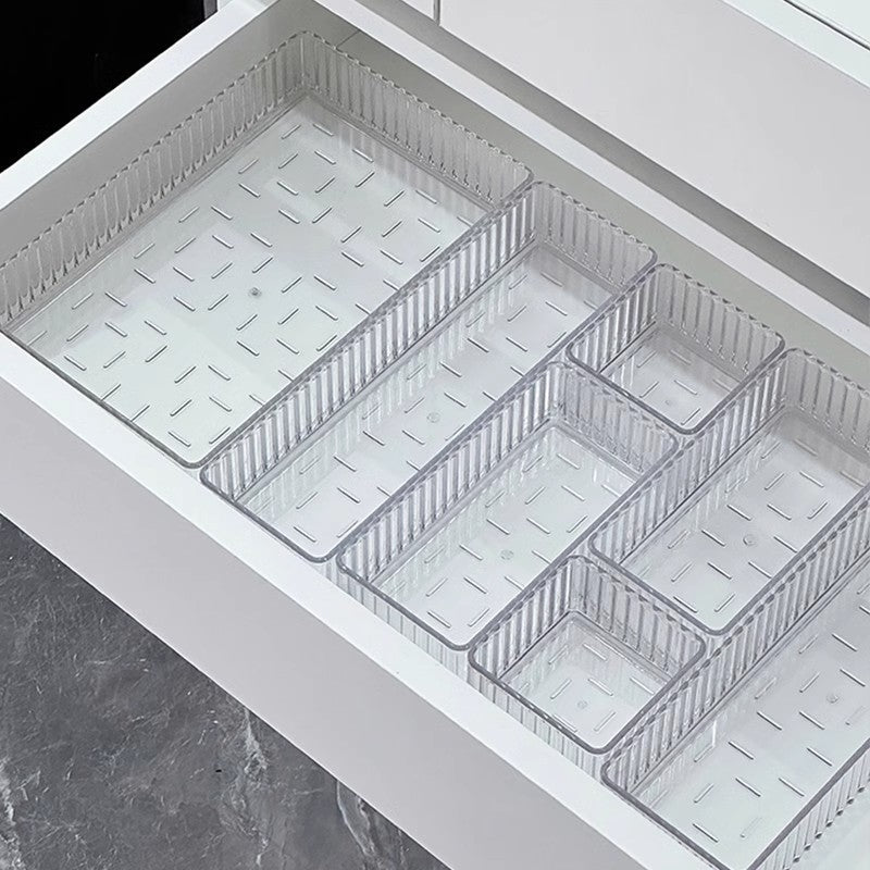 Shopclassyshop Household Drawer Built-in Cosmetics Storage Box Drawer Divider desk stationery Skincare Organizer Storage