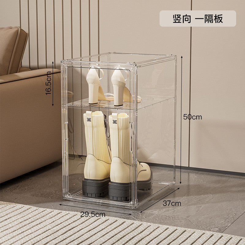 Shopclassyshop Acrylic Display Case Popmart Display Box Fit Mega Molly 400% Labubu Large Storage Box