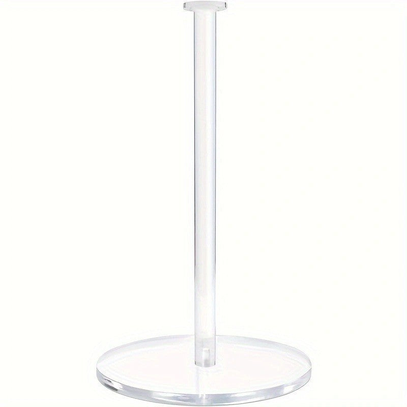 Shopclassyshop Unique Thick Acrylic Kitchen Paper Towel Holder Stand Kitchen Towel Holder Vertical Roll Paper Holder