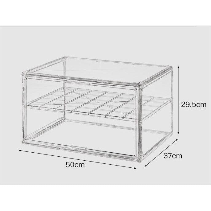 Shopclassyshop 1:12 Toy Car Organizer Display Case Dustproof Storage Box Acrylic Model Transparent
