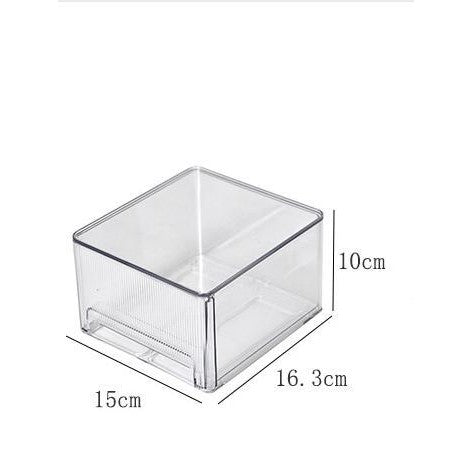 Shopclassyshop Desktop cosmetics drawer organizer storage box high-end luxury dustproof table stackable drawer