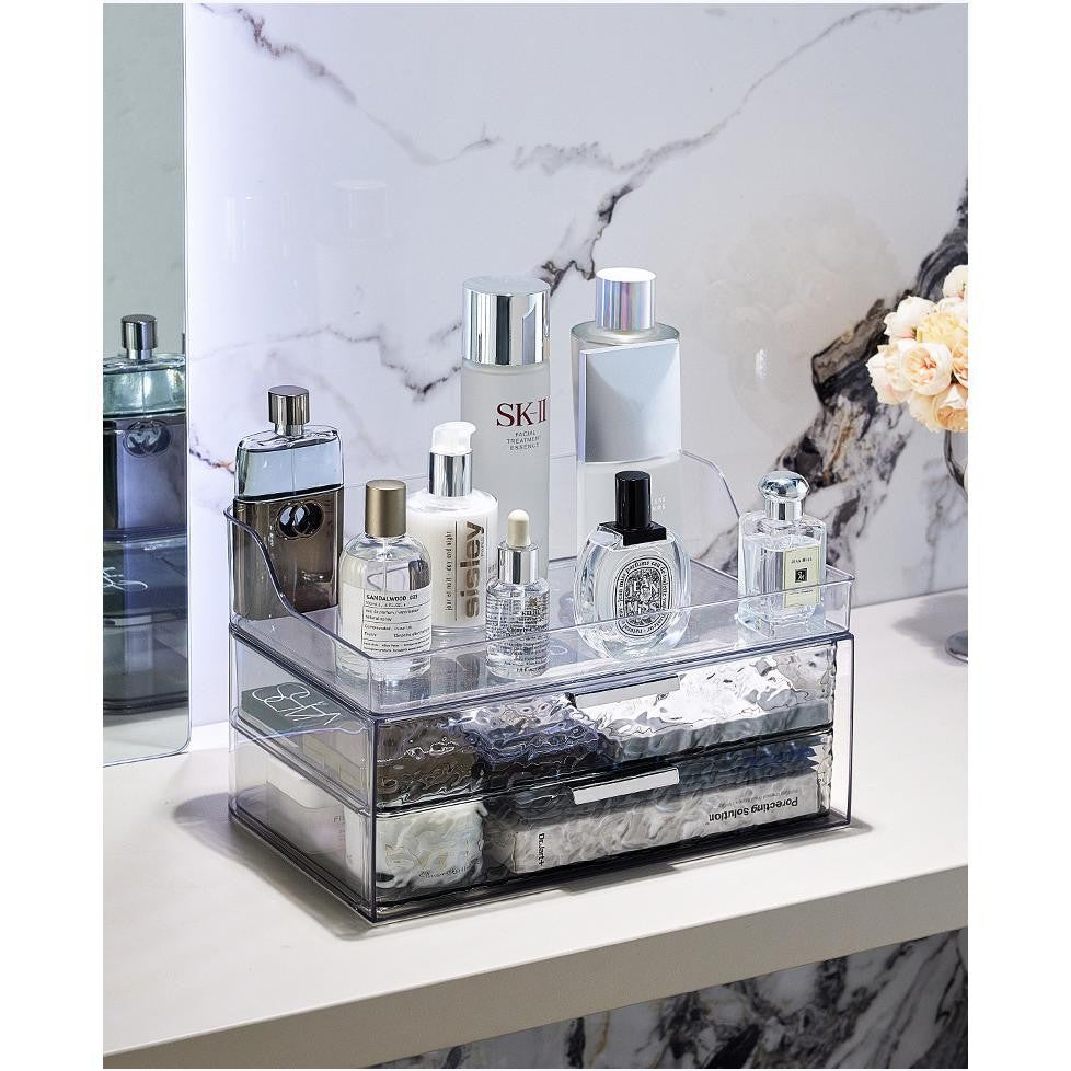 Shopclassyshop cosmetics organizer storage box home dormitory large capacity dressing table skin care product storage