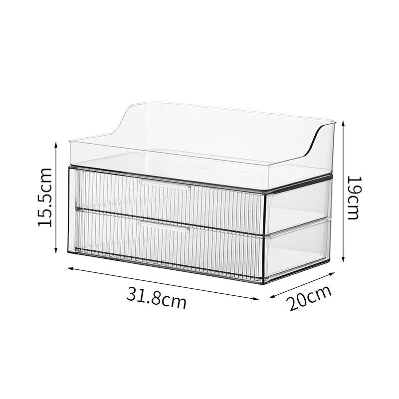 Shopclassyshop cosmetics organizer storage box home dormitory large capacity dressing table skin care product storage